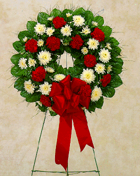 standing wreath